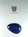 Lapis lazuli kamień do oprawy. Niebieska elegancja i piękno. Rozmiar kamienia 51mm x 37mm