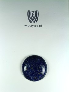Lapis lazuli kamień do biżuterii okrągły