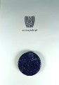 Lapis lazuli kamień do oprawy okrągły. Niebieska elegancja i piękno. Rozmiar kamienia 37mm x 37mm
