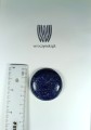 Lapis lazuli kamień do oprawy okrągły. Niebieska elegancja i piękno. Rozmiar kamienia 37mm x 37mm