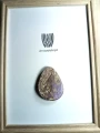 Czaroit, naturalny kamień ręcznie formowany, szlifowany, kaboszon. Fioletowa Piękność.
