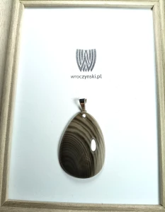 Wisiorek Krzemień pasiasty na zawieszce  