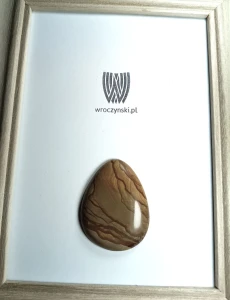 Jaspis pejzażowy (obazkowy) kaboszon