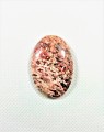 Kamień do biżuterii Jaspis leopard 
3,6cm x 2,4cm szlif kaboszonowy pojedynczy